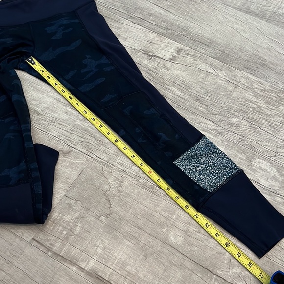 Lululemon Athletica Wunder Under Sashiko Inkwel Camo Patch Leggings Women’s Sz 6 - Picture 9 of 12